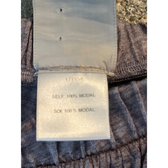 Dolan Left Coast Collection Ruffled Off-Shoulder Top Heather Gray Size S 3/4 Sle - Picture 6 of 7